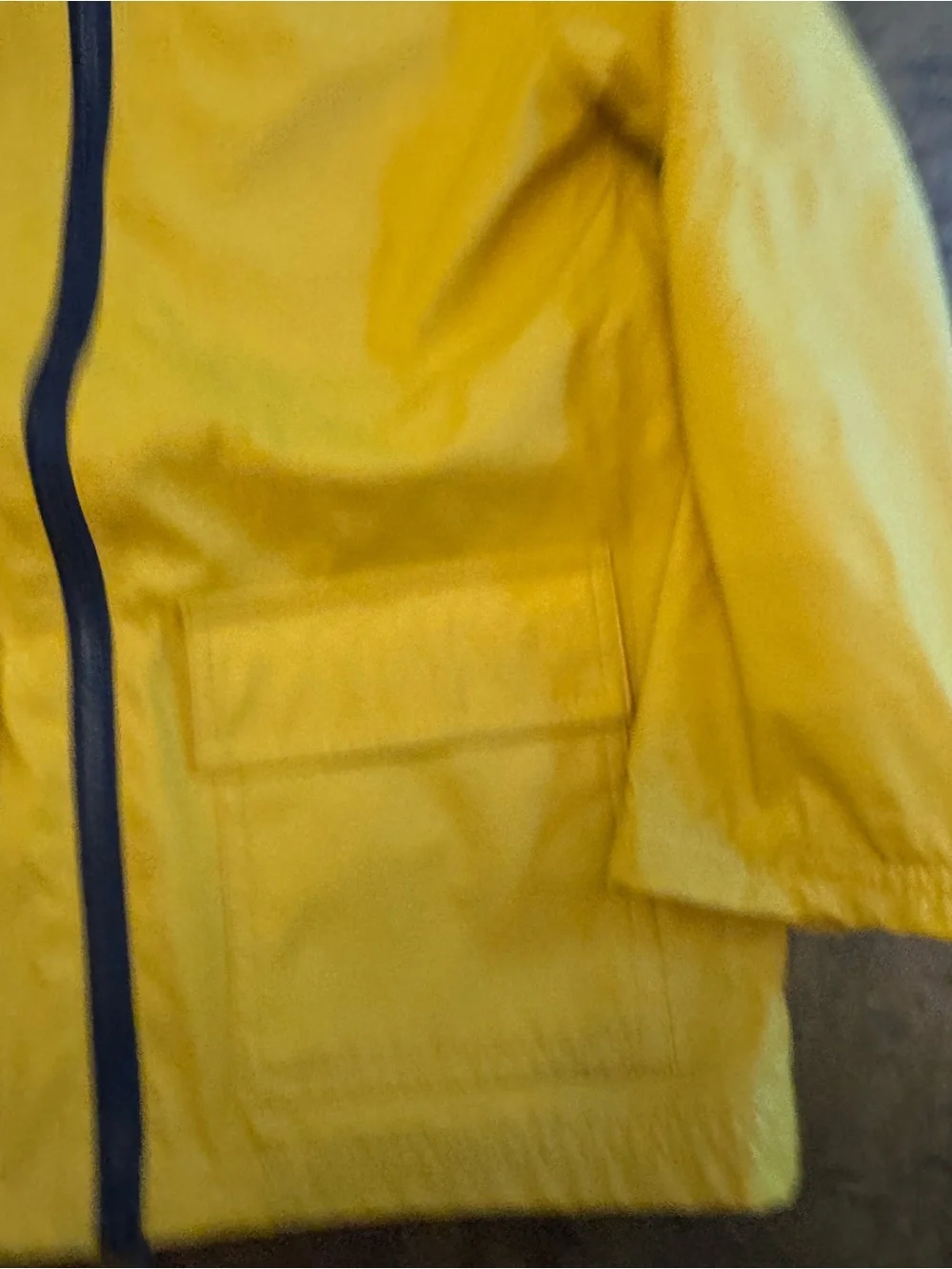 Gymboree 5t Bright Yellow Hooded Kids Raincoat